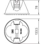 Держатель кровельный проводника для молниезащиты
