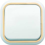 Выключатель 1-кл. ОП Валентина 10А IP20 А16-038 бел./зол. Кунцево 7631