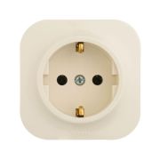 Розетка 1-м ОП Quteo 16А IP20 2P+E с заземл. без защ. шторок сл. кость IEK 782241