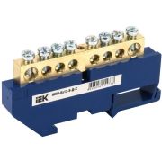 Шина нулевая на DIN-изол. ШНИ 8х12-8-Д-С IEK YNN10-812-8D-K07