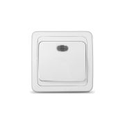 Выключатель 1-кл. СП Валери 10А IP20 с подсветкой бел. UNIVersal В0121