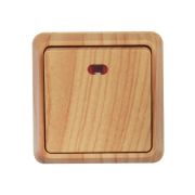 Выключатель 1-кл. ОП Октава 10А IP20 ВС20-1-1-ОС с индикацией сосна GENERICA EVO11-K03-10-DC