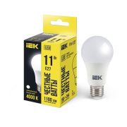 Лампа светодиодная 11Вт A60 грушевидная 4000К нейтр. бел. E27 1100лм 230-240В IEK LLE-A60-11-230-40-E27