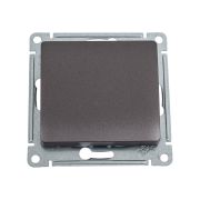 Переключатель проходной 1-кл. СП Glossa 10А IP20 (сх. 6) 10AX механизм графит SE GSL001361