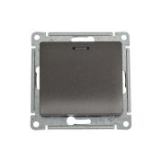 Переключатель проходной 1-кл. СП Glossa 10А IP20 (сх. 6а) 10AX с подсветкой механизм графит SE GSL001363