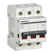 Выключатель нагрузки (мини-рубильник) 3п 63А ВН-32 GENERICA MNV15-3-063