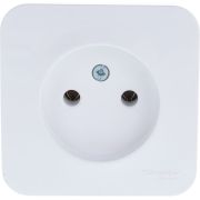 Розетка 1-м ОП Blanca 16А IP20 250В без заземл. без защ. шторок с изолир. пластиной бел. SE BLNRA000111