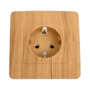 Розетка 1-м СП Blanca 16А IP20 250В с заземл. без защ. шторок ясень SE BLNRS001015