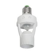 Датчик движения ДД 045 E27 60Вт угол обз. 360град. 6м IP20 бел. IEK LDD10-045-60-001