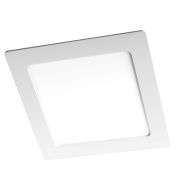 Светильник светодиодный PPL-S WH 15Вт 6500К IP40 190мм ДВО встраив. ультратонкий квадрат JazzWay 5008403A