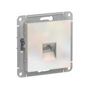 Розетка компьютерная AtlasDesign RJ45 кат.5E механизм жемчуж. SE ATN000483