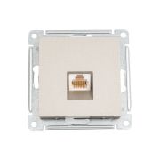 Розетка телефонная 1-м СП AtlasDesign RJ11 механизм шампань SE ATN000581