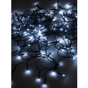 Гирлянда светодиодная «Нить» LD200-GW-BO 20м 200LED бел. уличная 8 режимов элементы питания 3хAA SHLights 4690601045454