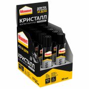 Клей «Момент Кристалл» 30мл шоу-бокс Момент C0036325