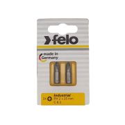 Бита крестовая Industrial PH 2х25 (блист.2шт) FELO 02202036