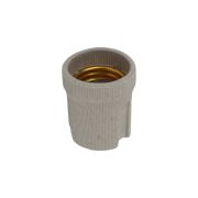 Патрон E27 подвесной керамика бел. (х50) (50/400/5600) Эра Б0043694