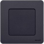 Выключатель кнопочный Inspiria 6А 250В без фиксации НО/НЗ механизм антрацит IEK 673693