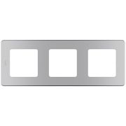 Рамка 3-м Inspiria алюм. IEK 673952