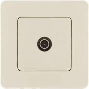 Розетка телевизионная TV Inspiria 2дБ 0-2400мГц с топологией «звезда» механизм сл. кость IEK 673851