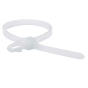 Хомут кабельный 3.6х150 полиамид бел. с осн. (уп.100шт) DKC 252155SR-M