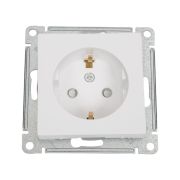 Розетка AtlasDesign 16А с заземл. защ. шторки механизм лотос SE ATN001345