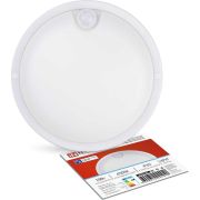 Светильник светодиодный СПП ИД-1065-КРУГ 10Вт 6500К IP65 900лм 140мм герметичный с инфракрасным датчиком IN HOME 4690612044040