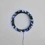 Гирлянда «Роса» 20м 200LED бел. IP20 230В с контроллером провод зел. Neon-Night 303-265