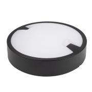 Светильник светодиодный «Банник» PBH-PC8-RA 12Вт 4000К IP65 ЖКХ ДБП пылевлагозащ. black черн. JazzWay 5048454