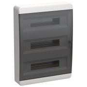 Корпус ЩРН-П-54 TEKFOR IP41 черн. прозр. дверь пластик. IEK TF5-KP12-N-54-41-K01-K03