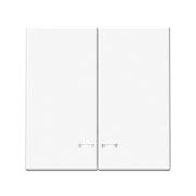 Выключатель 2-кл. ArtGallery (сх. 5а) 10AX с подсветкой механизм лотос SE GAL001353