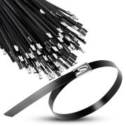 Хомут кабельный 4.6х100 сталь ANSI 316 с покрытием TOKOV ELECTRIC TKE-HM316-4.6-100-C/100