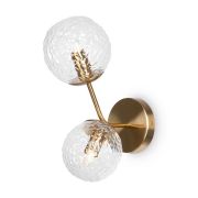 Светильник Fluff 40Вт E14х2 IP20 бра настен. Freya FR5207WL-02BZ