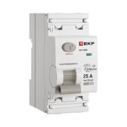 Выключатель дифференциального тока 2п 25А 30мА тип AC 6кА ВД-100N электромех. PROxima EKF E1026M2530